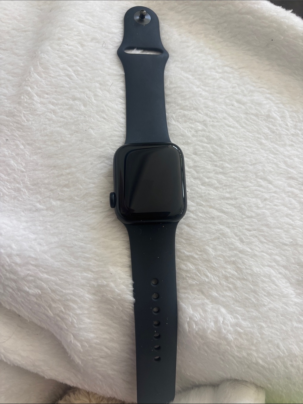 Never used Apple Black Smartwatch with Black Sport Band